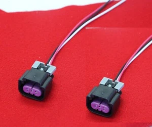 x2 Pair Fuel Sensor Connector Pigtail Plastic FOR GM E85 Flex Fuel Ethanol - Picture 1 of 1
