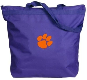 Clemson Tigers NCAA Zipper Tote Bag - Picture 1 of 1