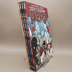 The Walking Dead Volumes 1 2 3 4 Kirkman Moore Adlard Horror Graphic Novels AMC - Picture 1 of 9