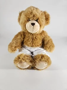 Build A Bear Plush Brown Blonde Teddy Bear 16'' with white pants - Picture 1 of 12