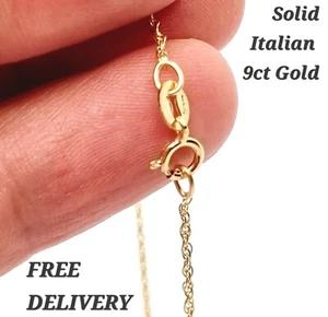 9ct Gold Necklace Chain Prince of Wales Twist - 20inch - 1.2mm - Imagen 1 de 8