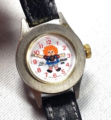Vintage wind-up Bradley Raggedy Ann Character Watch - Image 1 of 4