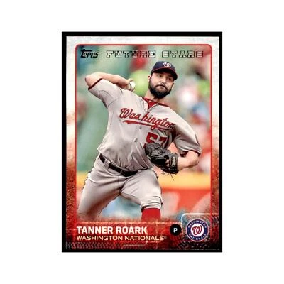 Tanner Roark 2015 Topps #30 Baseball Cards Baseball Card NM - Image 1 of 3