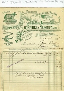 Dépt 16 - Montmoreau - Très Belle Entête d'une Fabrique du 19/11/1915 - Picture 1 of 1