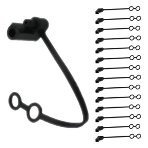 15 Pcs Dust-proof Cover Waterproof Sae Cap Outlet Plug Connectors - Photo 1/12