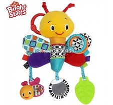 Doudou plush butterfly bright starts baby rattle (p54)