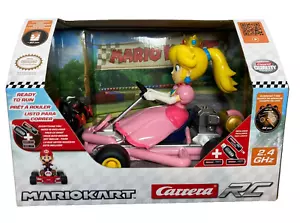 Carrera RC Mario Kart Pipe Car Princess Peach Super Bros giocattolo personaggio Nintendo - Foto 1 di 9