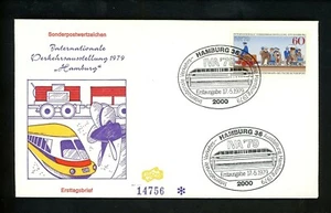 Postal History Germany FDC #1294 Transportation Exhibition train railroad 1979 - Picture 1 of 2