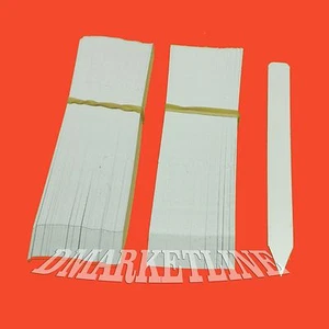 200 6" x 5/8 White Quality Plastic Plant Labels Nursery Stake Tags markers - Picture 1 of 1