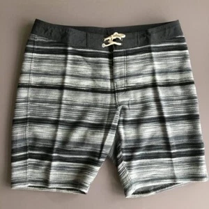 Mens Linksoul Striped Drawstring Waist Boardwalker Short - Waist 34" - Picture 1 of 3