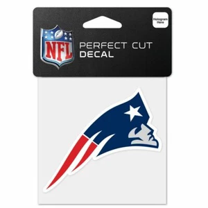 New England Patriots Wincraft NFL Perfect Cut Color Decal 4" X 4" - Picture 1 of 2