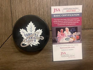 Ryan O’Reilly Signed Toronto Maple Leafs Hockey Puck Autograph JSA Coa #4 - Picture 1 of 2