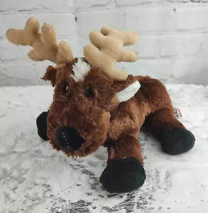 Ganz Webkinz Brown Reindeer Plush Retired HM137 Stuffed Animal No Code 9" - Picture 1 of 12
