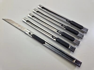 Bastelmesser Cuttermesser Skalpell 9mm Abbrechklinge Edelstahl Rostfrei - Bild 1 von 2