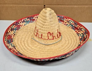 Sombrero de Paja Chi's Restaurante Mexicano Auténtico Cumpleaños Celebración - Imagen 1 de 4