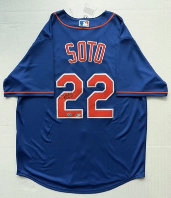 Juan Soto Signed New York Mets Jersey MLB / Fanatics COA #22 NYM Superstar RARE  - Image 1 of 4