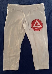 Pantalones Gracie Barra Adulto A0 Blanco Gi Equipe Edición GB Jiu Jitsu Entrenamiento - Imagen 1 de 9