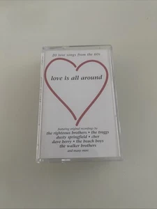 Love Is All Around - 20 Love So Gs From The 60s - Cassette Tape Tested & VGC - Picture 1 of 5