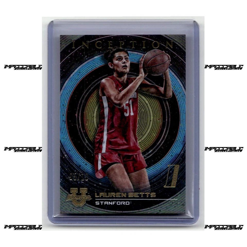2022-23 Bowman U Inception - Black #47 Lauren Betts Rookie /10 - Image 1 of 2