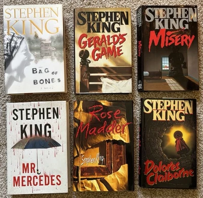 Lot Of (6) STEPHEN KING Novels ~ Horror ~ Thriller ~ Suspense ~ HCDJ ~ FREE SHIP - Image 1 of 4