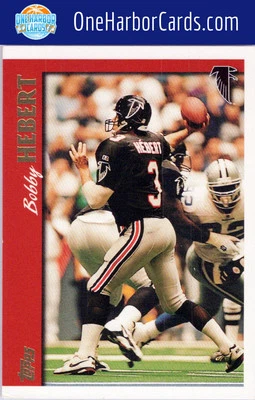 1997 Topps Atlanta Falcons #79 Bobby Hebert - Image 1 of 2