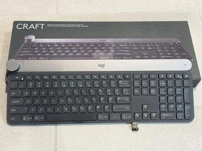 Logitech Craft Wireless Low Profile Keyboard (Backlight) Windows/Mac 920-008484 - Image 1 of 4