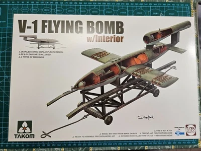 V-1 FLYING BOMB WITH INTERIOR - TAKOM SCALA 1/35 - Immagine 1 di 2