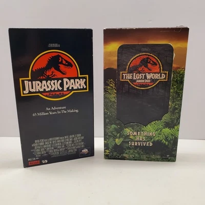 Jurassic Park VHS Set Of 2- Jurassic Park & The Lost World VHS Tapes - Image 1 of 4