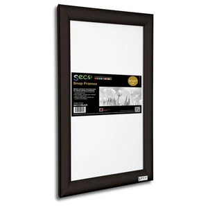 Seco Front Load Easy Open Snap Poster Frame 11" x 17" Black Aluminum - Picture 1 of 1