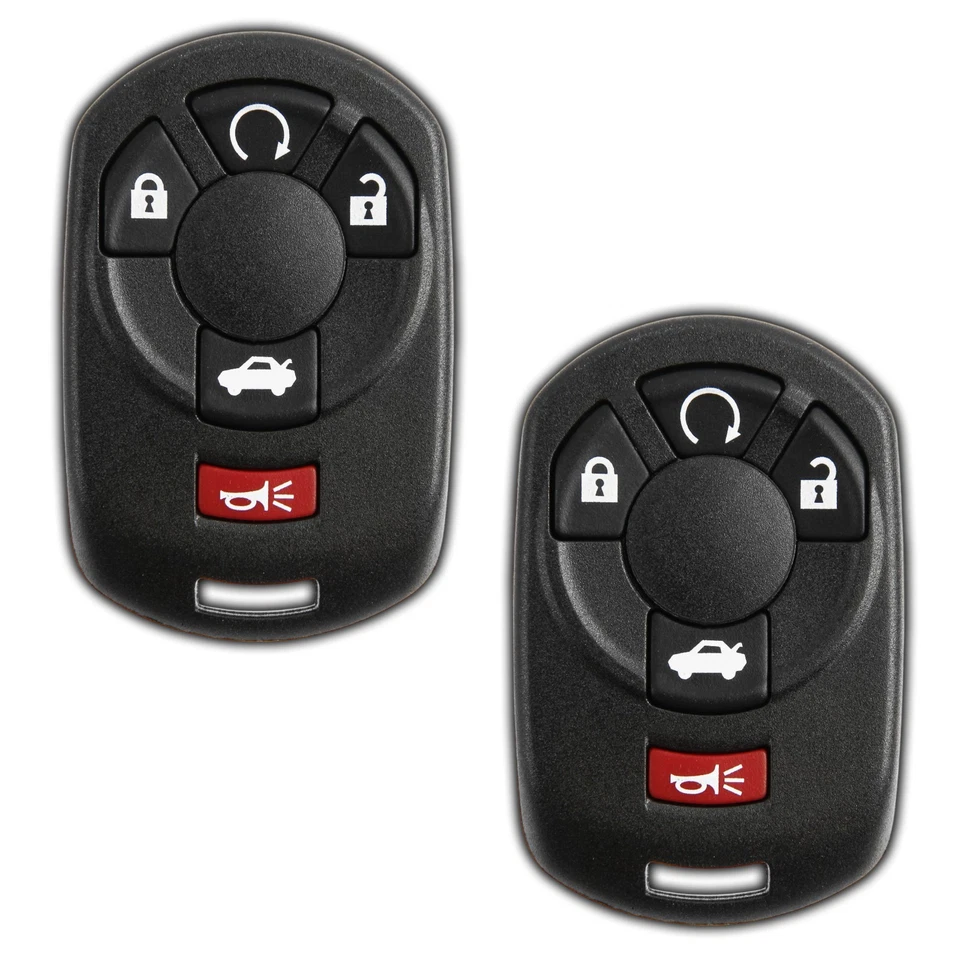 2 For 2005 2006 2007 Replacement Cadillac STS Remote Keyless Entry Fob - Image 1 of 2