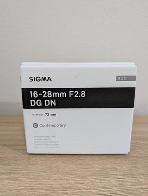 Sigma 16-28mm f/2.8 DG DN Contemporary Lens for Leica L Panasonic & others - Image 1 of 4