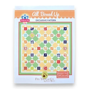 All Boxed Up Quilt Pattern 48 1/2" x 48 1/2" - Joanna Figueroa - Fig Tree & Co - Picture 1 of 4