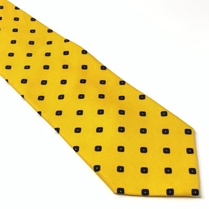 Vintage Brooks Brothers Krawatte Krawatte Herren gelb 59,5” x 3,5” Seide Made in USA - Bild 1 von 6