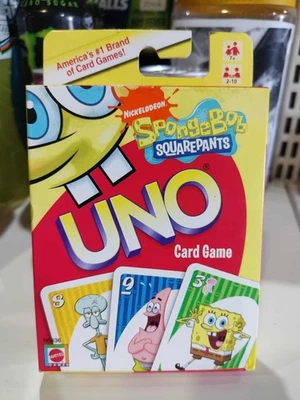 Nickelodeon SpongeBob Squarepants Uno Card Game 2008 NEW SEALED - Image 1 of 4
