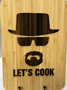 Walter White Breaking Bad Bamboo Paddle Handle Cutting Board 15 X 7 In. X .31 In - Picture 1 of 4