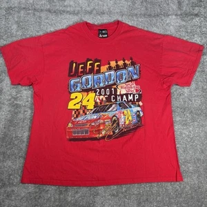 Vintage Nascar Jeff Gordon #24 T-Shirt Men’s XL Red Chase Authentics 2001 - Picture 1 of 9