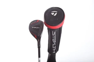 TaylorMade STEALTH Rescue 19* 3H Hybrid Stiff Flex Fujikura Ventus Red 7 Good - Picture 1 of 9