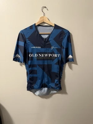 Camiseta masculina de manga curta Jakroo Cycling - Grande - Azul - Imagem 1 de 2