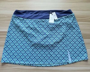 Cabana Life x Talbots Swim Skirt Skort XL Extra Large Blue $65 UPF 50+ NEW NWT - Picture 1 of 14