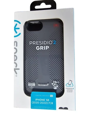 Speck Brand Presidio 2 Grip Phone Case for iPhone SE (2020-2022) iPhone 7/8-Gray - Image 1 of 2