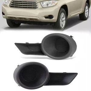 For 2008-2010 Toyota Highlander Front Bumper Fog Light Cover Left+Right Side - Bild 1 von 8