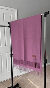 Cashmere Like Scarf Luxurious Extra Large Women Men shawl Pashmina Purple - Picture 1 of 5