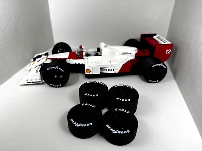 Actualización realista de ruedas de F1 para LEGO 10330 McLaren MP4/4 Senna - Juego de 4 - Imagen 1 de 4