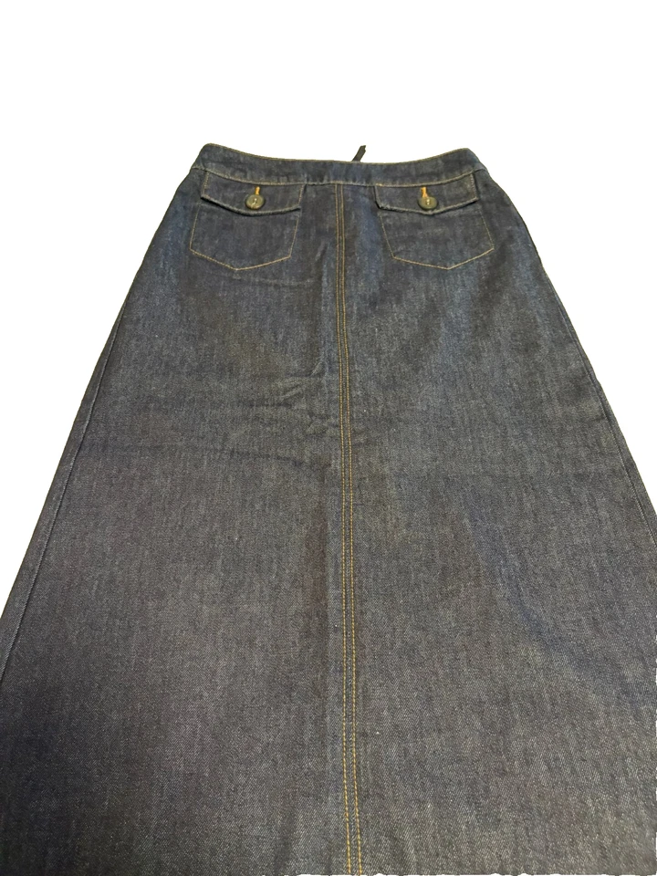 Boden Denim Midi Skirt Size 2R, New with tags, Non-Stretch. Business Casual. Foto 1 de 4