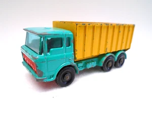 VTG MATCHBOX SERIES No. 47 TIPPER CONTAINER TRUCK! MADE IN ENGLAND BY LESNEY! - Picture 1 of 7