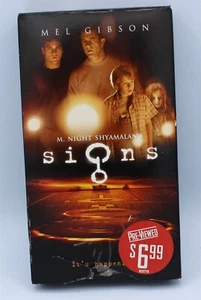 Signs (VHS 1996) - Mel Gibson - Picture 1 of 8