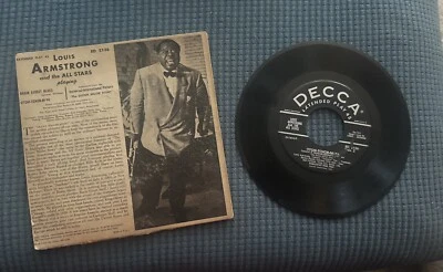 Louis a Armstrong and the all Stars Basin street blues, Otchi-Tchor-Ni-Ya 45 - Image 1 of 3