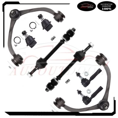 For 05-2011 Dodge Dakota Upper Control Arms Lower Ball Joints Outer Tie Rods Kit - Image 1 of 4