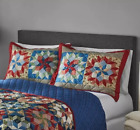 New Mainstays Shooting Star Quilted King Pillow Sham 24 x 30 (2 Shams)
