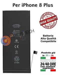 BATTERIA PER APPLE IPHONE 8 Plus con Zero Cicli - Foto 1 di 1